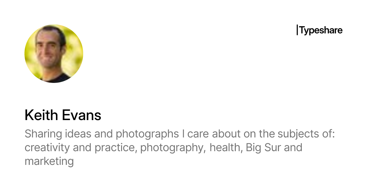 Keith Evans | Typeshare