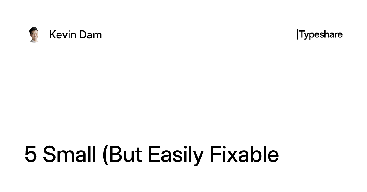 5 Small (But Easily Fixable) Mistakes Solopreneurs Make When Starting